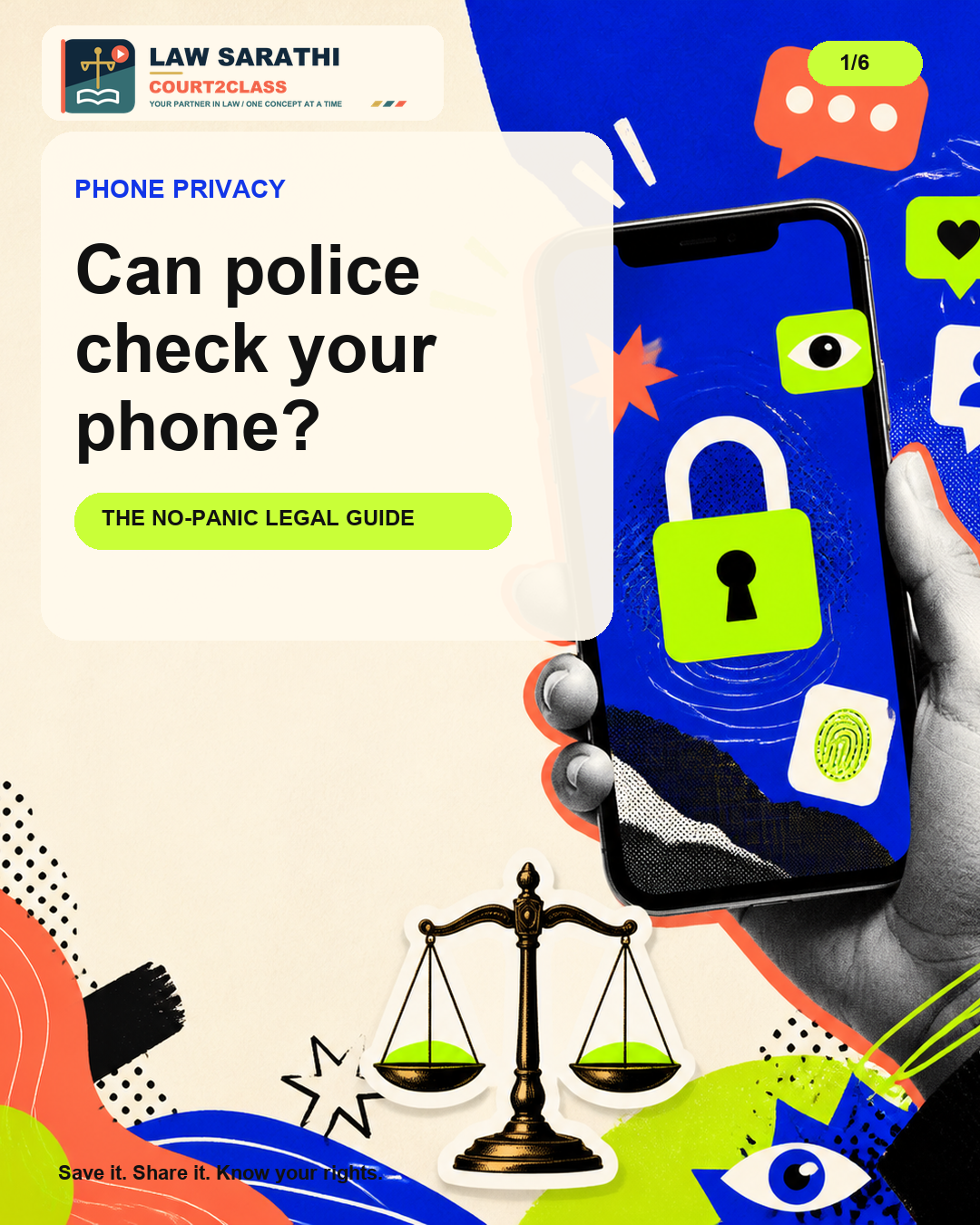 Can police check your phone? Law Drop carousel cover